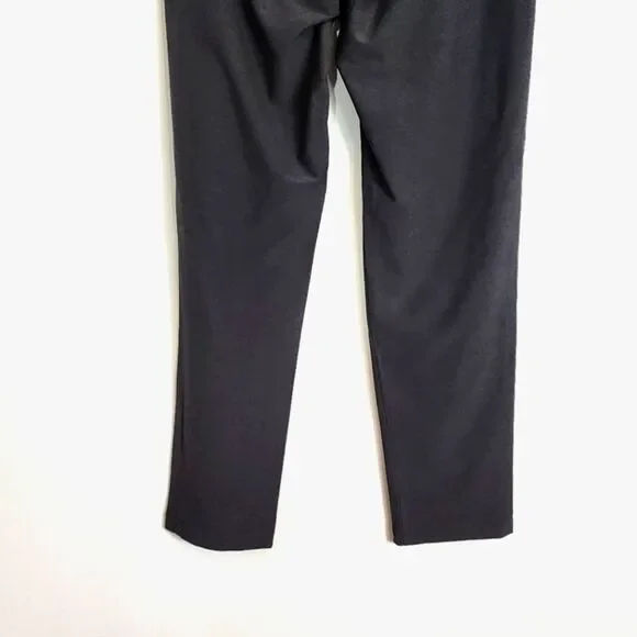 Eileen Fisher Washable Stretch Crepe Slim Ankle Pants Graphite Size Small - Picture 10 of 11